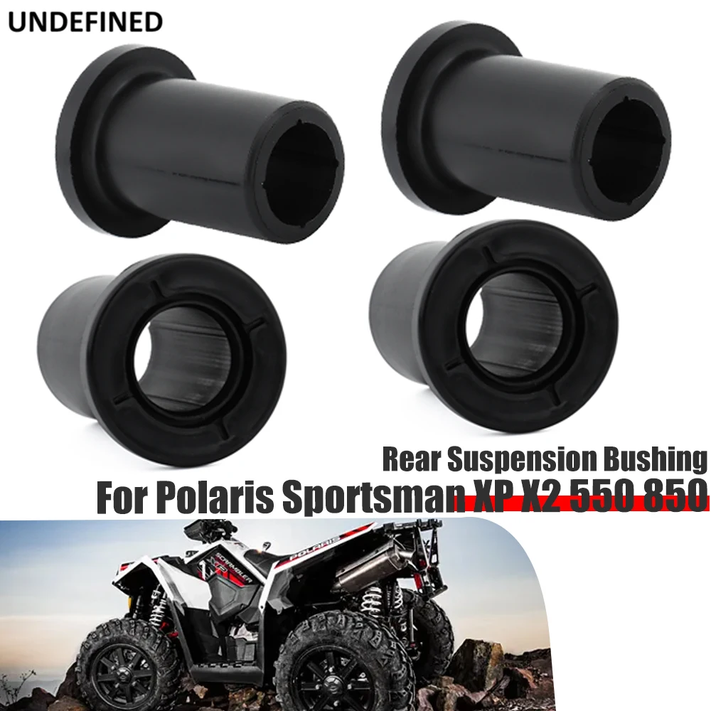 Rear Suspension Bushing For Polaris Sportsman XP X2 550 850 Scrambler 1000 5437651 Black Plastic Shock Absorber Arm Bushings Kit