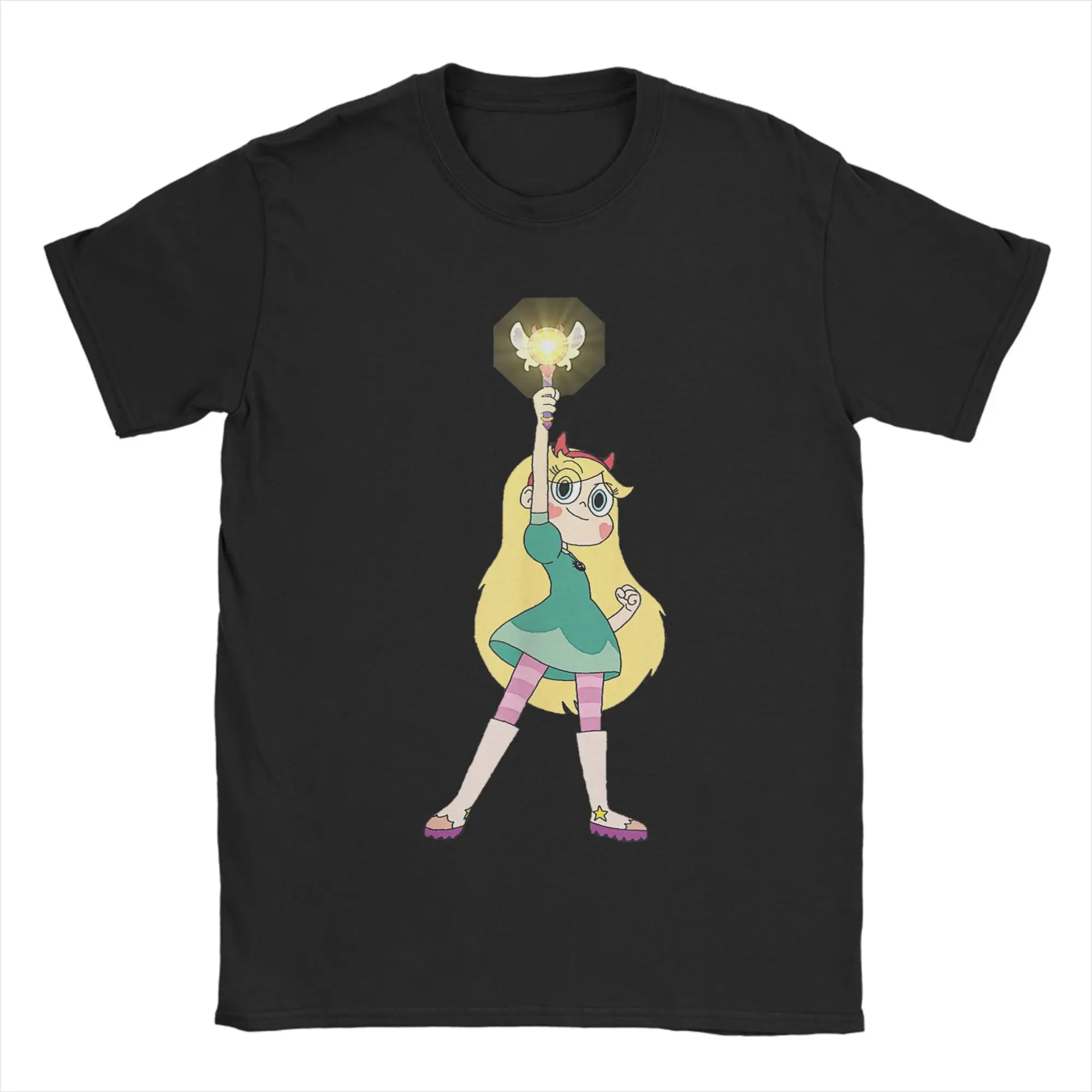 

Men Star Vs. The Forces Of Evil T Shirt Butterfly Princess Clothing Casual Short Sleeve Round Collar Tee New Arrival T-Shirts