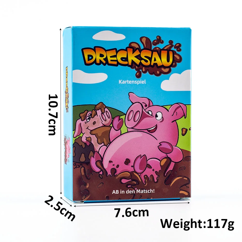 Bestseller 1 Set Heißes Drecksau Partyspiel Kartenspiel Brettspiel Intellektuelles Spielzeug Geschenke 10,7*7,6cm – Detail 1