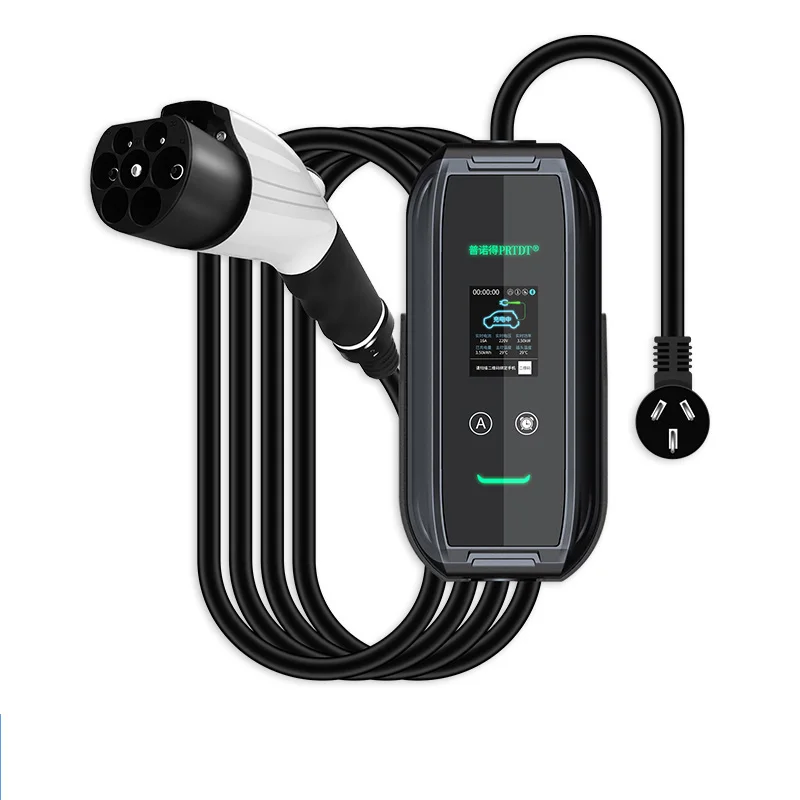 Portable Electric Car Charger for 16A Type 1 Type 2 Compact and Lightweight EV charger New Energy Vehicles Charge Pile