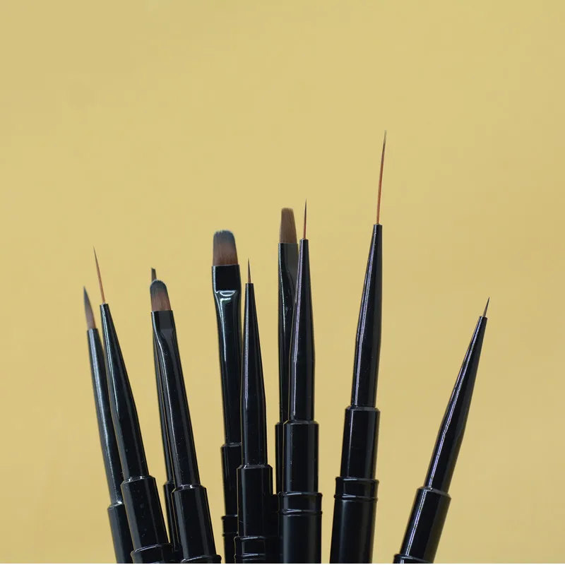1/10PCS Nail Art Brush Pen Wijzende Tekening Lijn Builder Ontwerp Nagellak UV Gel Tips Decoratie manicure Pen
