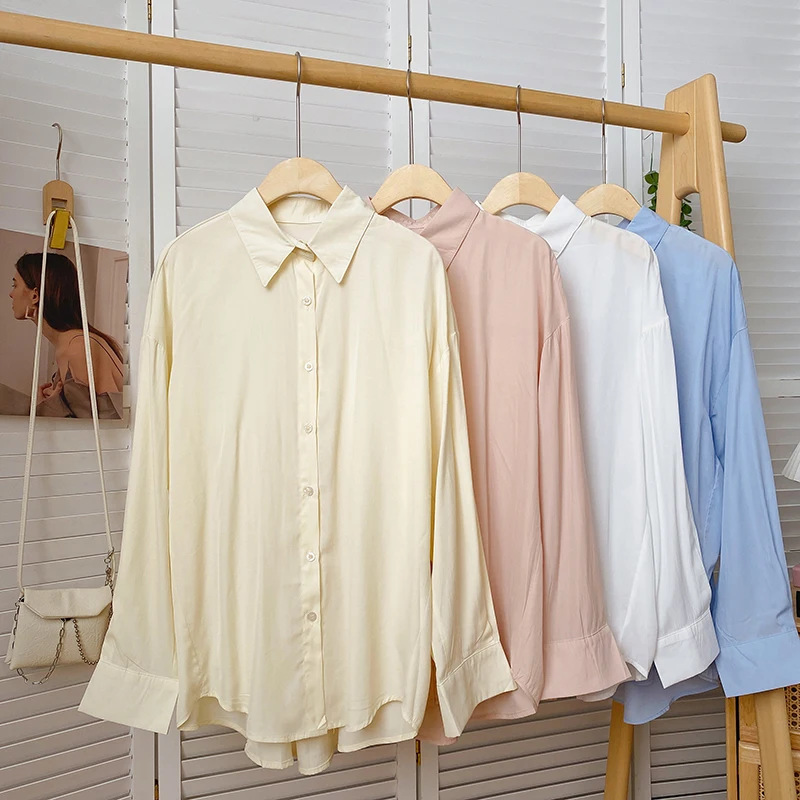 

Loose Long Sve Women's irt Jaet Spring Summer New Korean Version Color Versatile Sun Protection Cardigan