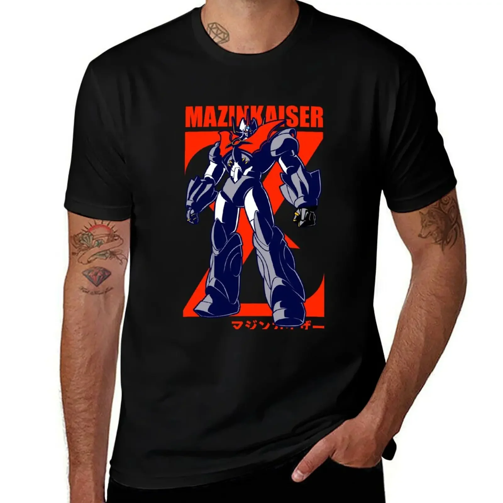 

221 Mazinkaiser Full T-Shirt Blouse blue lock clothing for men