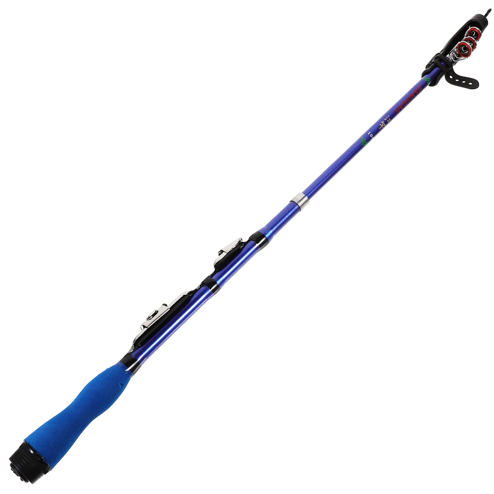 Mini Portable Fishing Rod Telescopic Carbon Fiber Pole Boat Angling Rod Sturdy Lightweight for Big Fish Travel