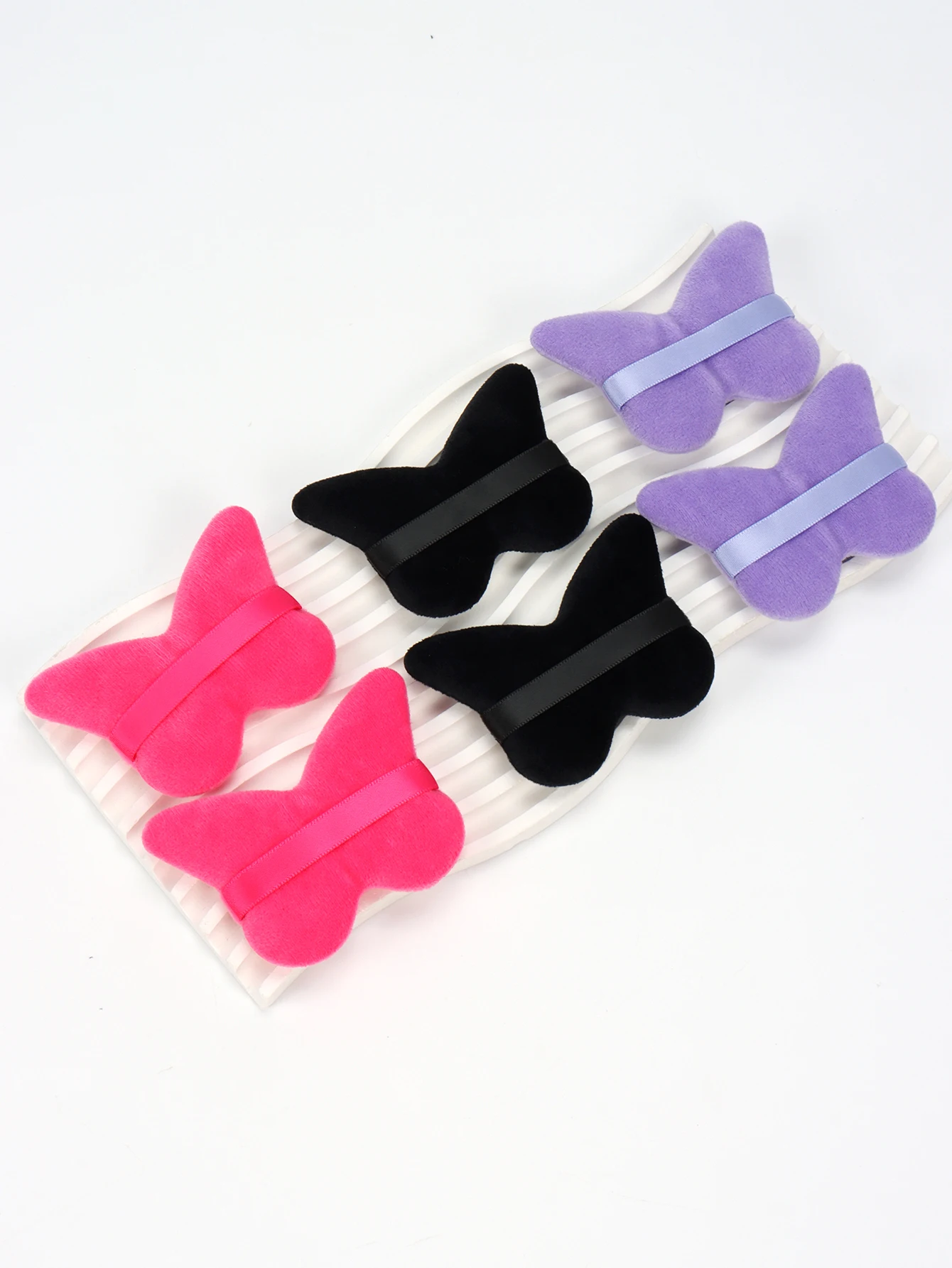 6/12/24Pcs Puder w proszku do stosowania na mokro i na sucho do sypkiego puderu w płynie Kosmetyczny miękki pluszowy puder do makijażu Nowość w trendach