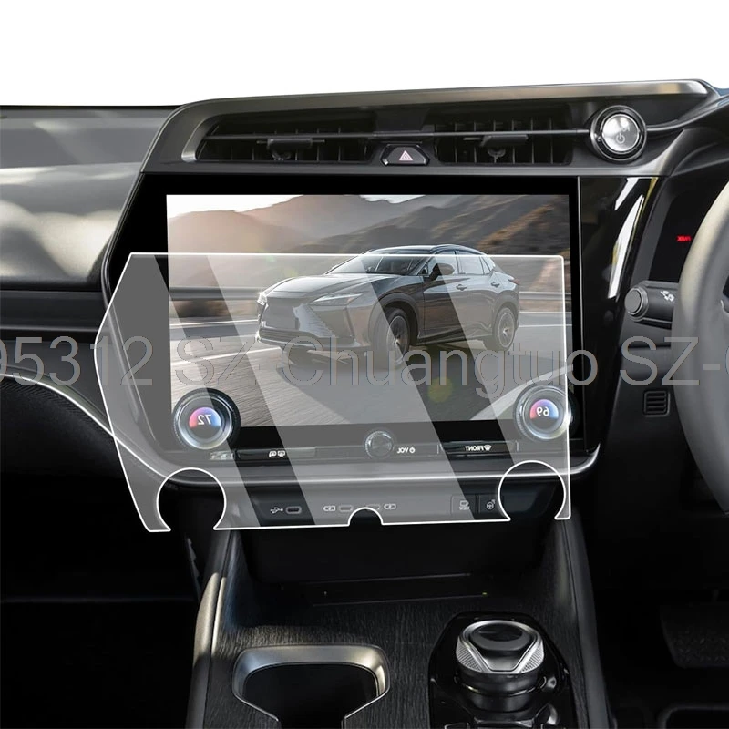 

For Lexus RZ 2023 2024 2025 Car GPS Navigation LCD screen anti-scratch film Tempered Glass Screen protective film