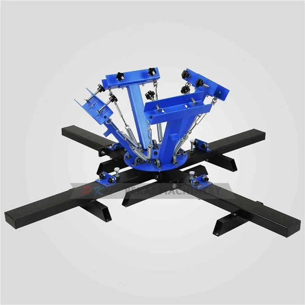 For4 Color 4 Station T-shirt Silk Screen Printer Screen Printing Machine