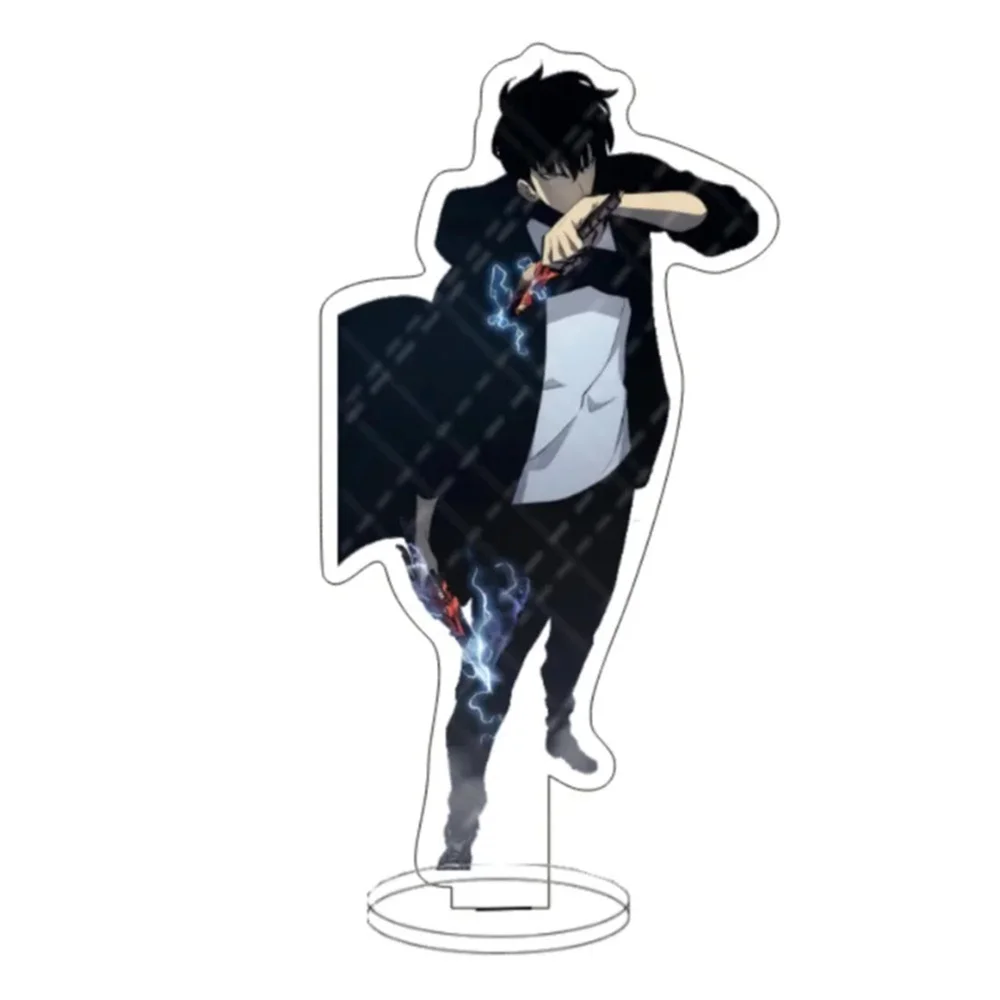 Anime Solo Leveling 15cm Acrylic Stand Sung Jin Woo Sung Jin Ah Yoo Jin Ho Action Figures Desk Model Plate Toys Room Decorations