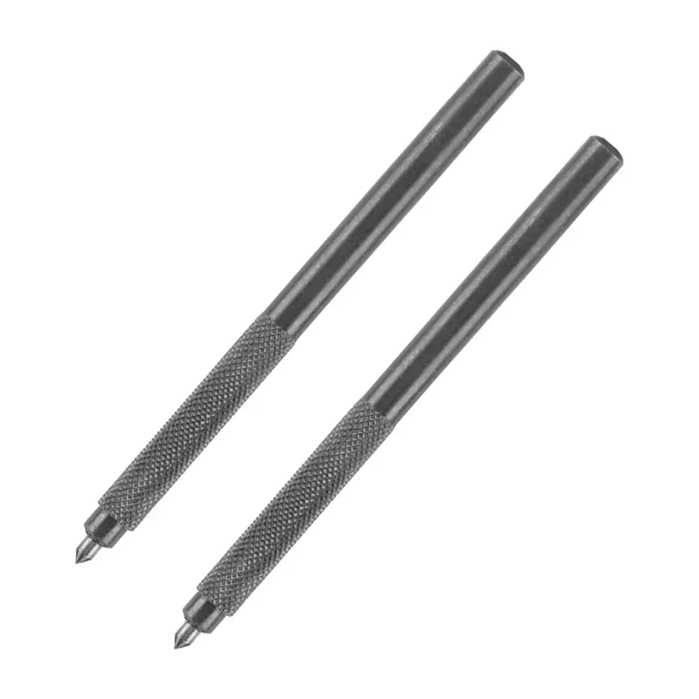 2pcs Diamond Scribing Pen Glass Tile Cutter Carbide Scriber Carbon Steel Tip Engraving Pen For Glass Ceramic Metal Hand Tools