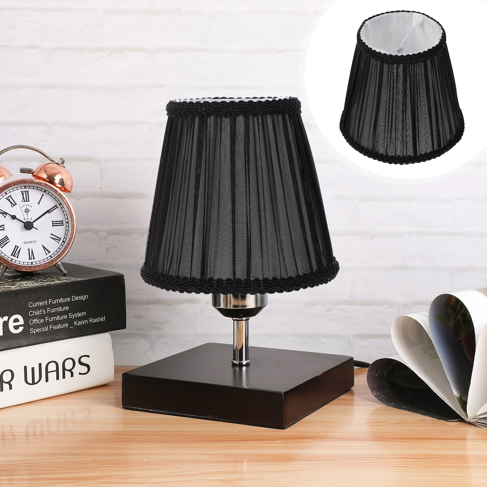 

1Pcs Cloth Lampshade Durable Lamp Cover Modern Style Bedroom Living Room Ceiling Light Decorative Fabric Lamp Shade Warm