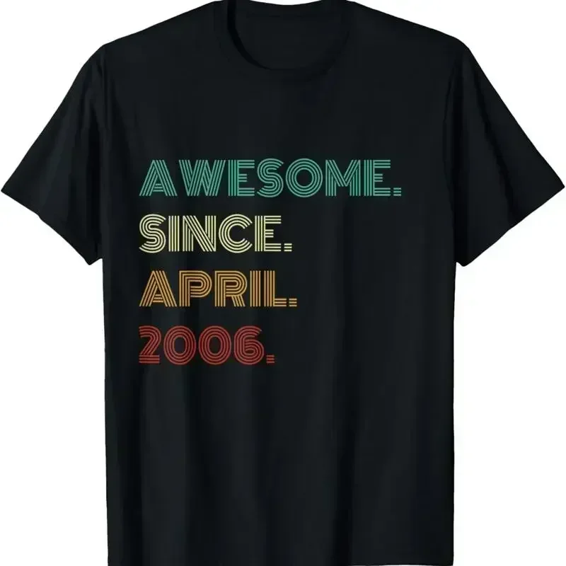 16 Years Old Awesome Since April 2006 16Th Birthday T Shirt