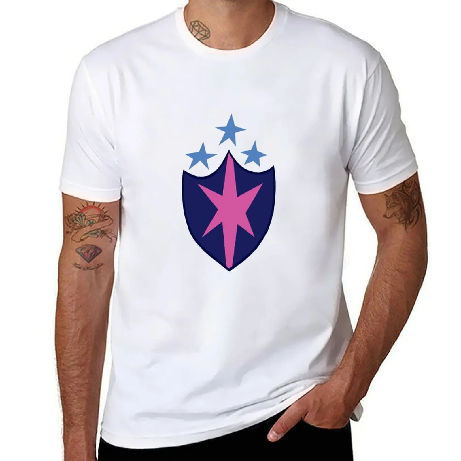 

Shining Armor's Cutie Mark T-Shirt t shirt man luxury t shirt man casual T-Shirt