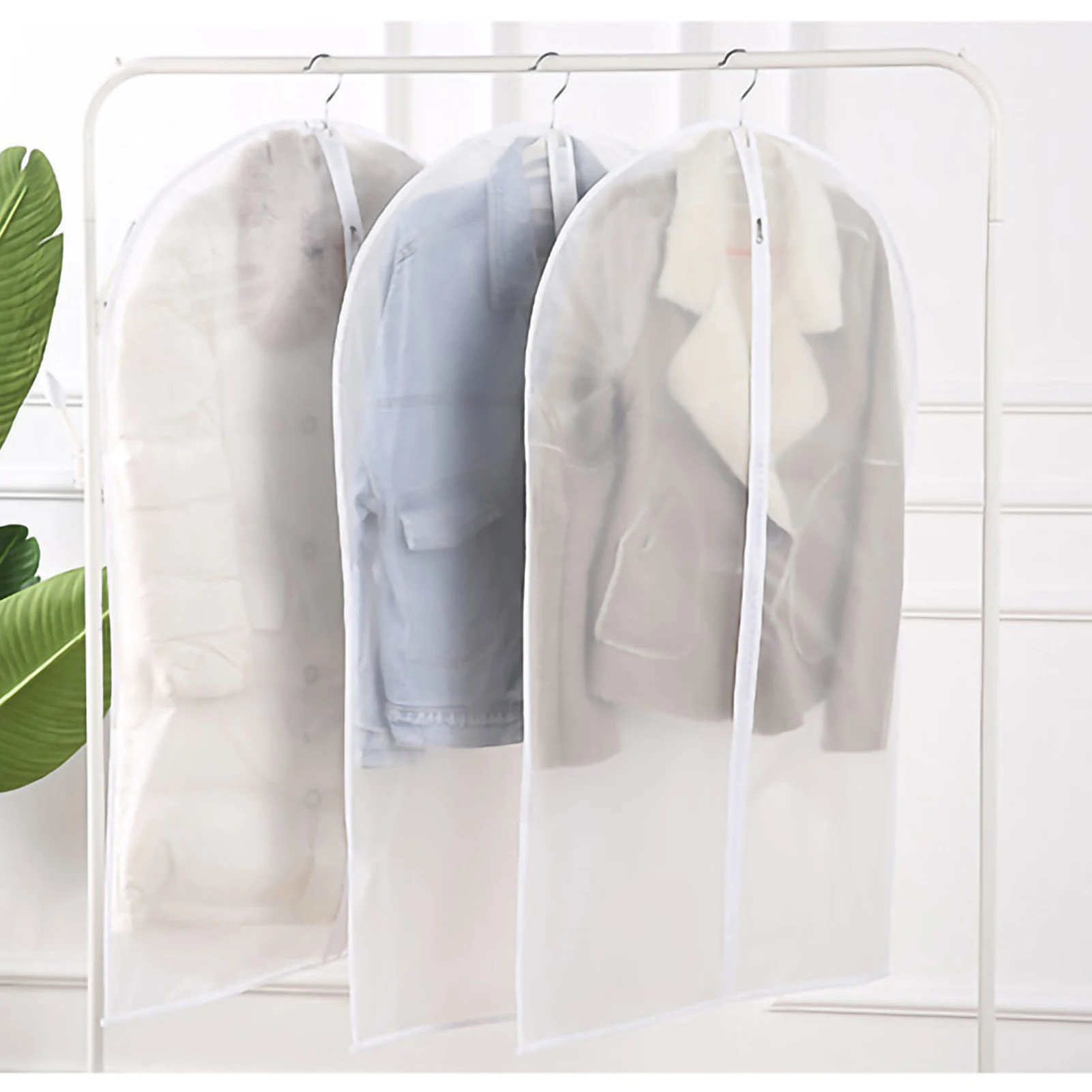 Clothes Hanging Dust cover wedding Dress Cover Suit Coat Storage Bag Garment bags Organizer Wardrobe Hanging Clothing Organizers