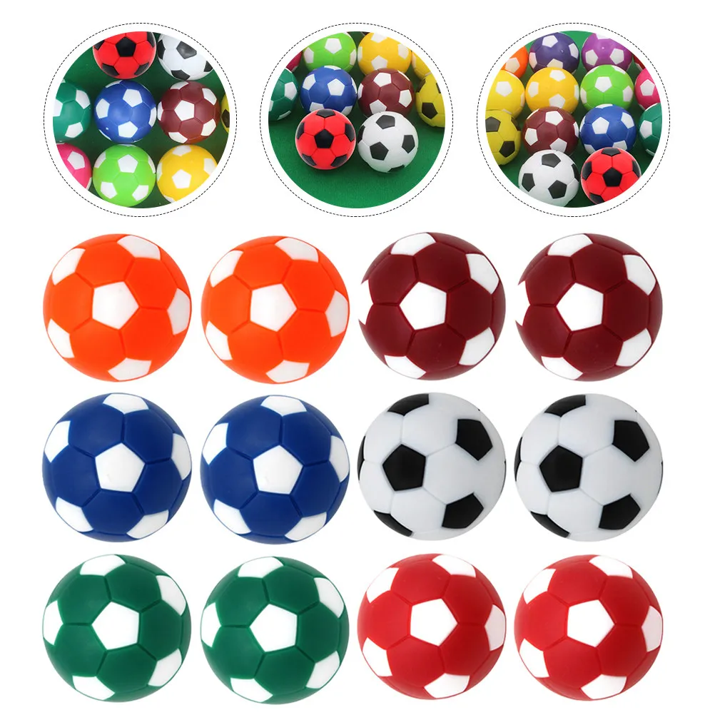 

16Pcs Mini Desktop Foosball Balls Replacement Set for Table Football Games Fun Office Desk Decor Sports Game Accessories