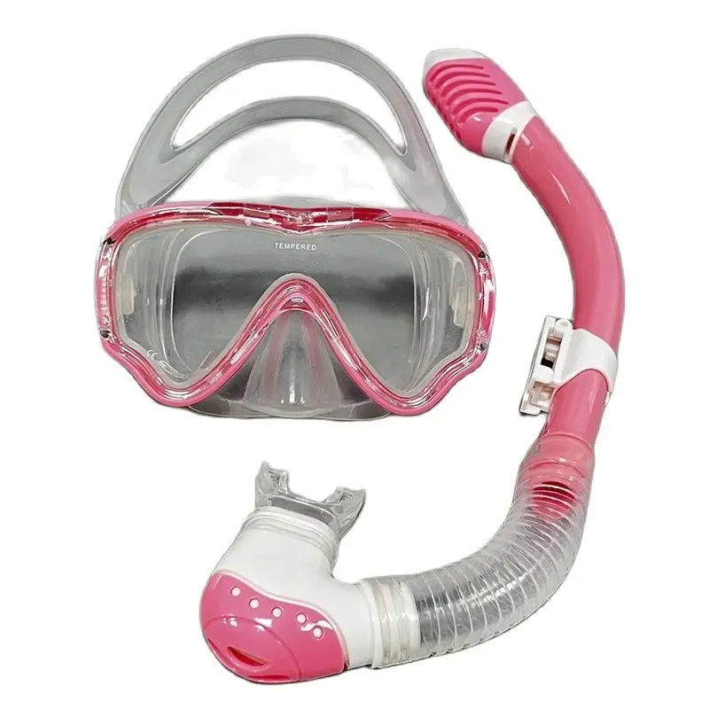 2023 New Professional Snorkel Diving Mask and Snorkels Goggles Glasses Diving Swimming Tube Set Snorkel  Child Unisex