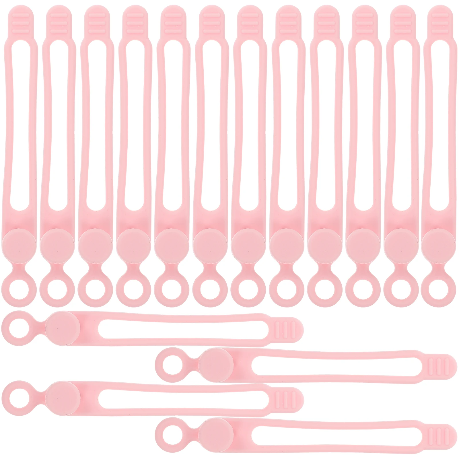 

16Pcs Silicone Cord Organizers Cable Winders Compact Wire Fixing Ties for USB Charging Cables Data Cord Management Portable Use