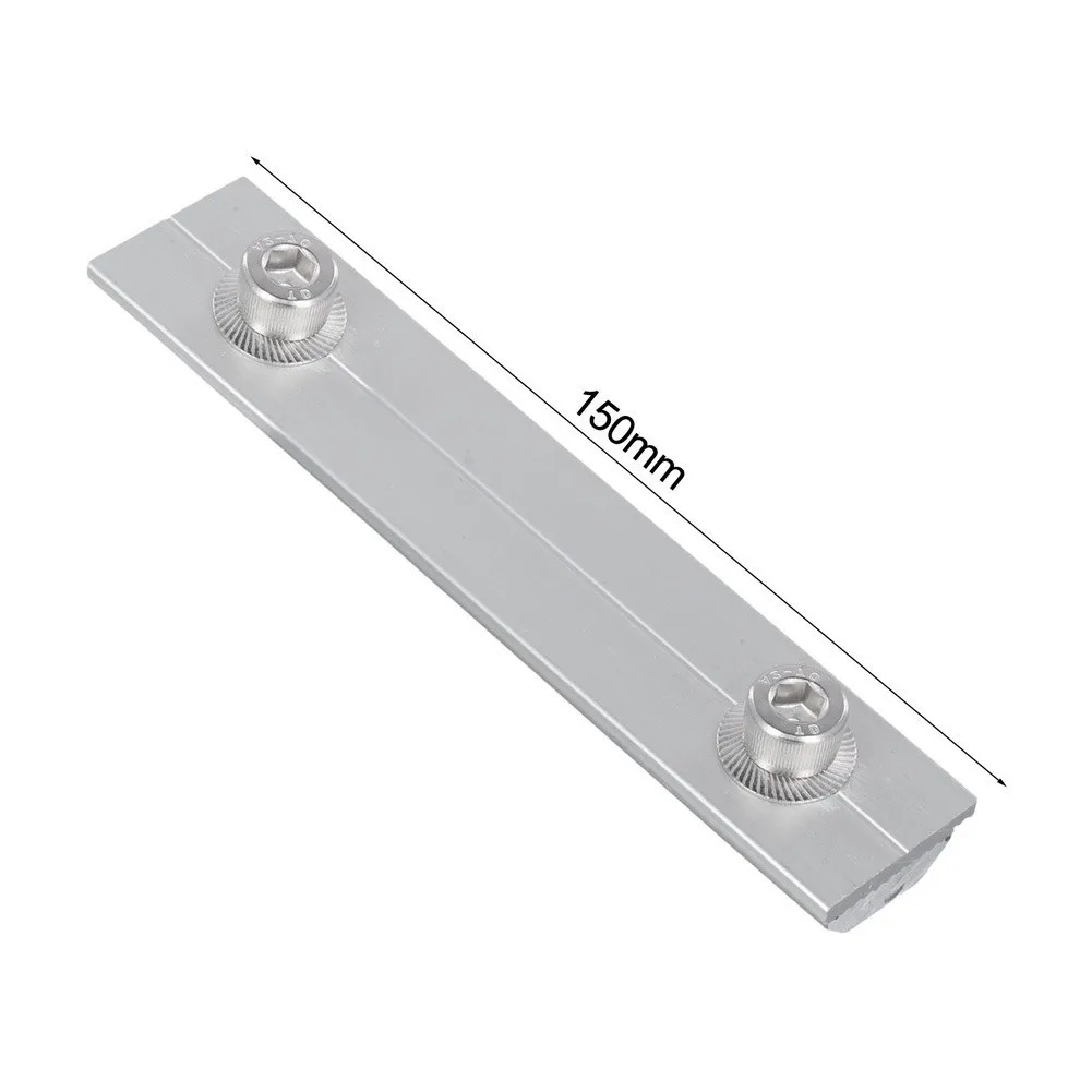 4pcs Solar Panel Rail Connection Kit Aluminum Alloy for PV Mounting Systems Quick Assembly Weatherproof Performance
