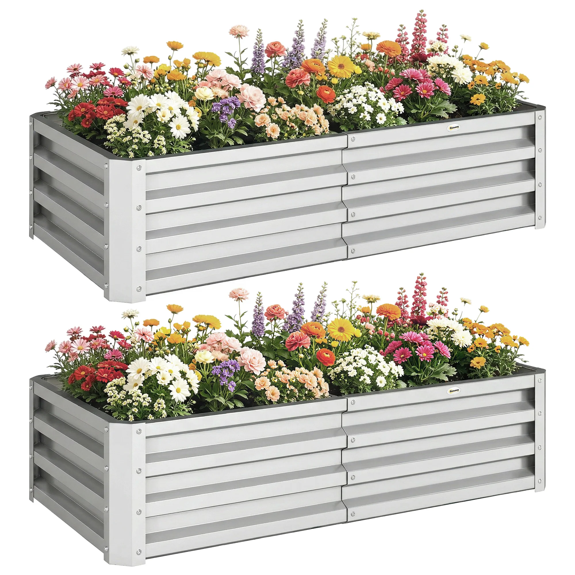 Raised Garden Bed Vegetable Planter Flower Gardening Box Patio