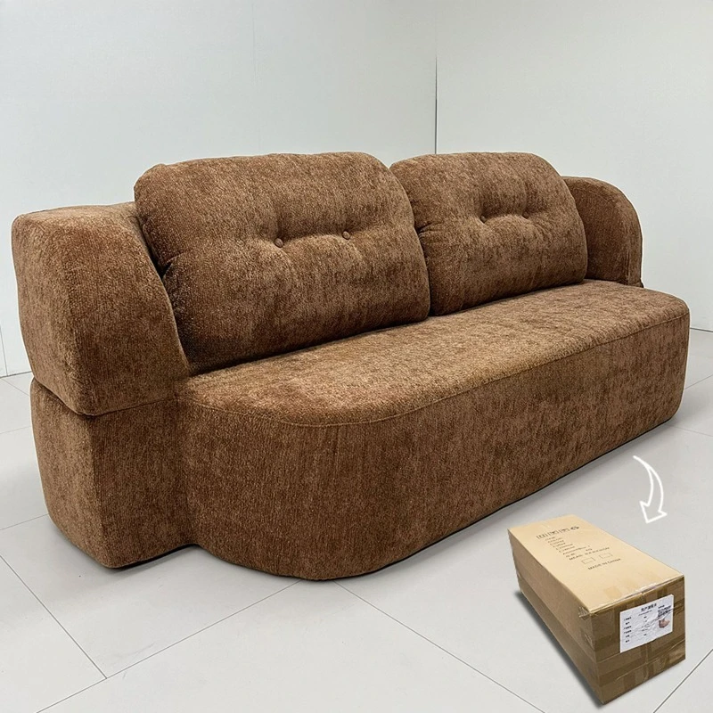 Compression sofa folding double bed, sofa living room small apartment bedroom simple lazy sofa bed