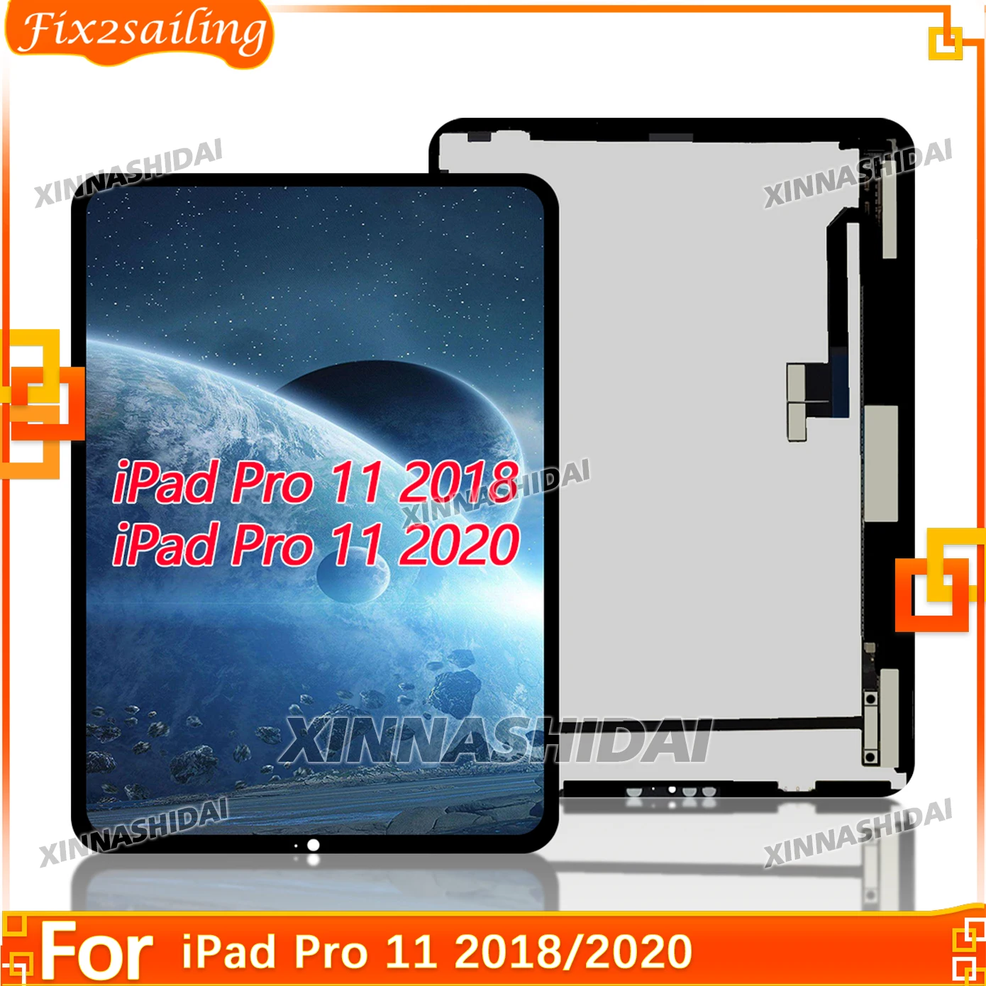 

Для Apple iPad Pro 11 1-й 2-й A1980 A1934 A1979 A2013 A2068 A2230 A2228 Замена сенсорной панели ЖК-дисплея