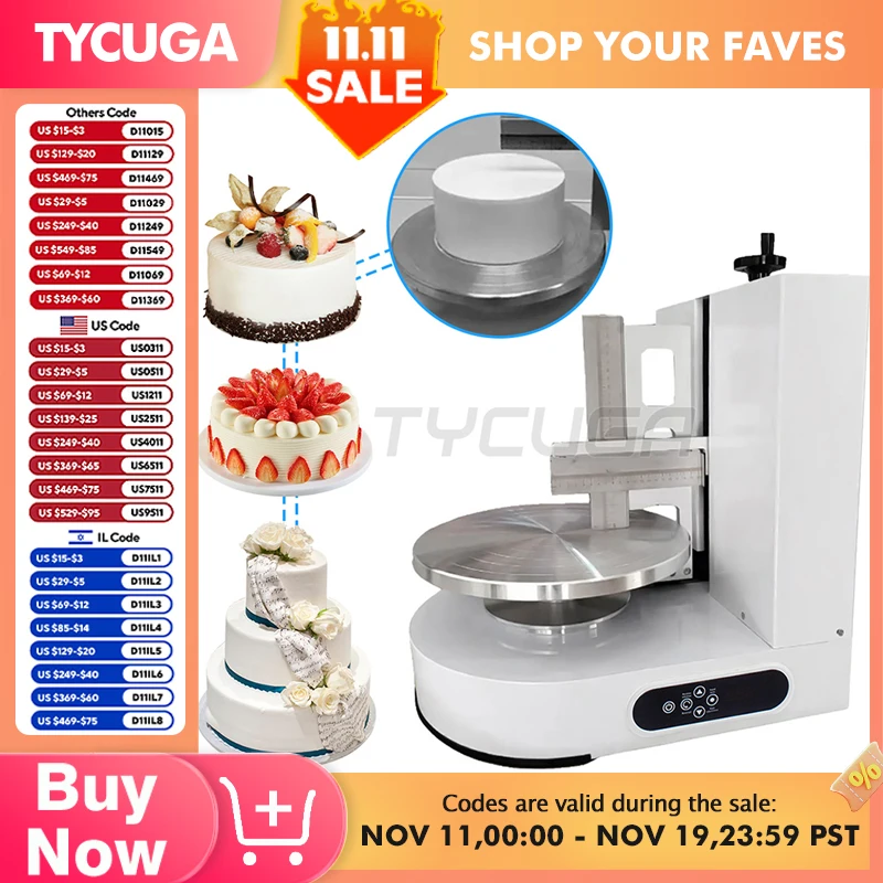 Cake Crème Verspreiden Coating Automatische Vulmachine Elektrische Cake Brood Crème Decoratie Strooier Smoot Bakmachine 110V