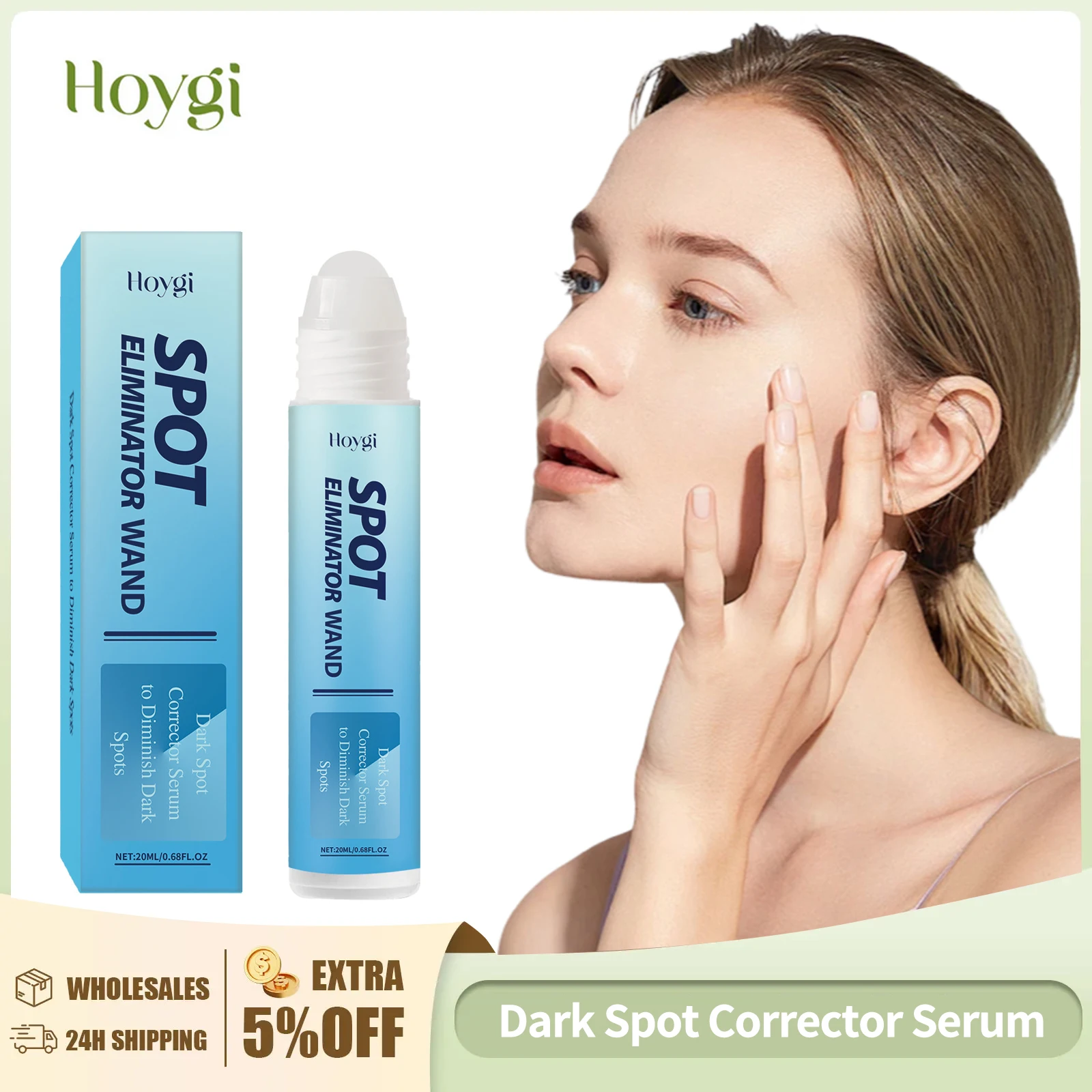 

Dark Spot Corrector Serum Lighten Dark Spot Brighten Skin Tone Improve Dullness Skin Whiten Portable Salicylic Acid Essence Ball