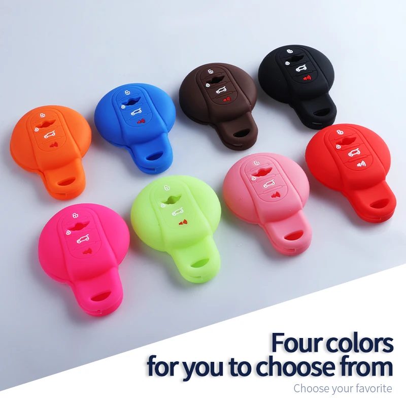 Car Key Cover Protection Case For Mini Accessories Silicone Car Key Fob Cover For BMW For MINI Cooper F54 F55 F56 F60