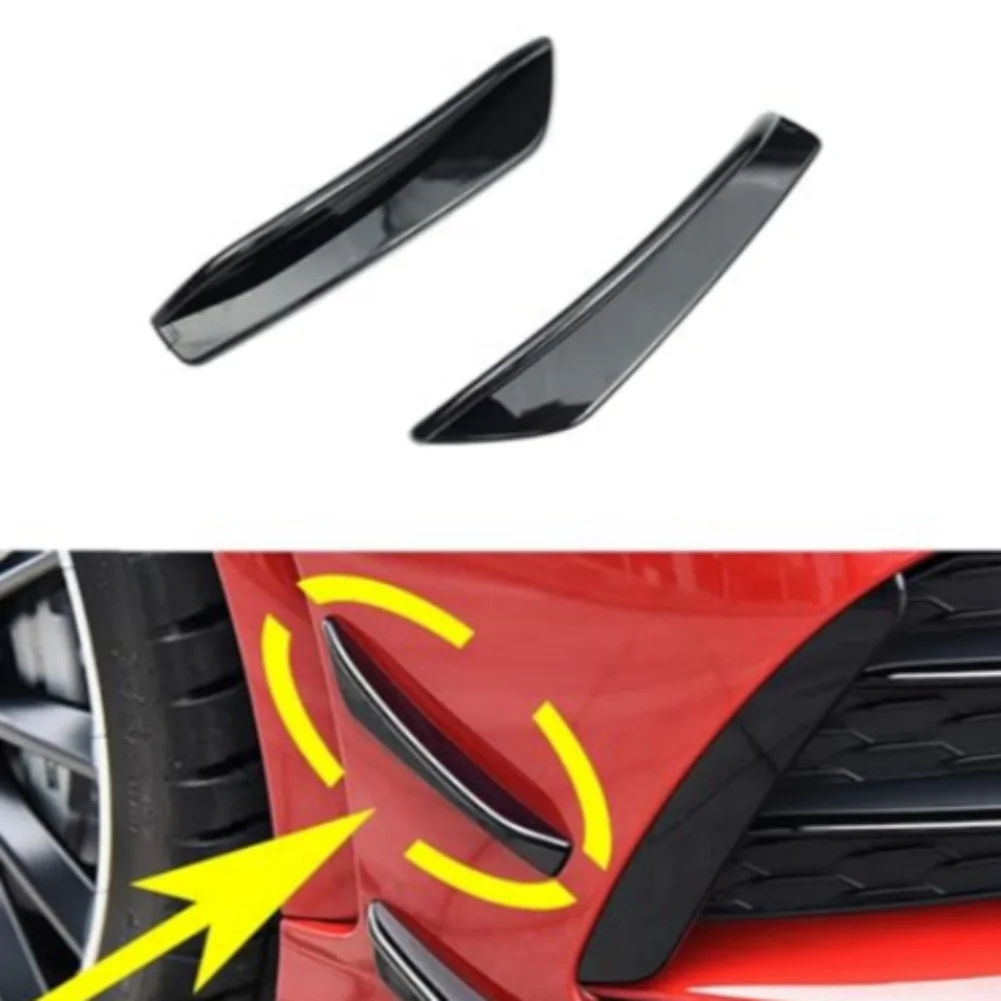 Car Aerodynamic Kit Side Lip Splitters Tool Free Setup Unobstructed Visibility Heat Reduction Feature Front Bumper Side Canards