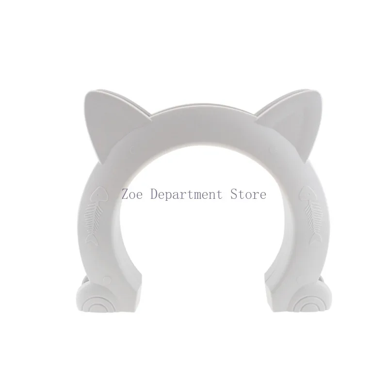 Cat Door Dog Hole Access Direction Controllable Toy For Pet Training Dog Cats Kitten ABS Plastic Small Pet Gate Door Kit Cat Dog