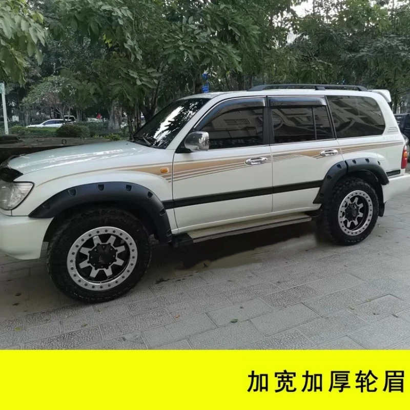 

Wheel Eyebrow Fender Flares Arch for Toyota Land Cruiser 4700 LC100 FJ100 modified widen side Protector Mudguard