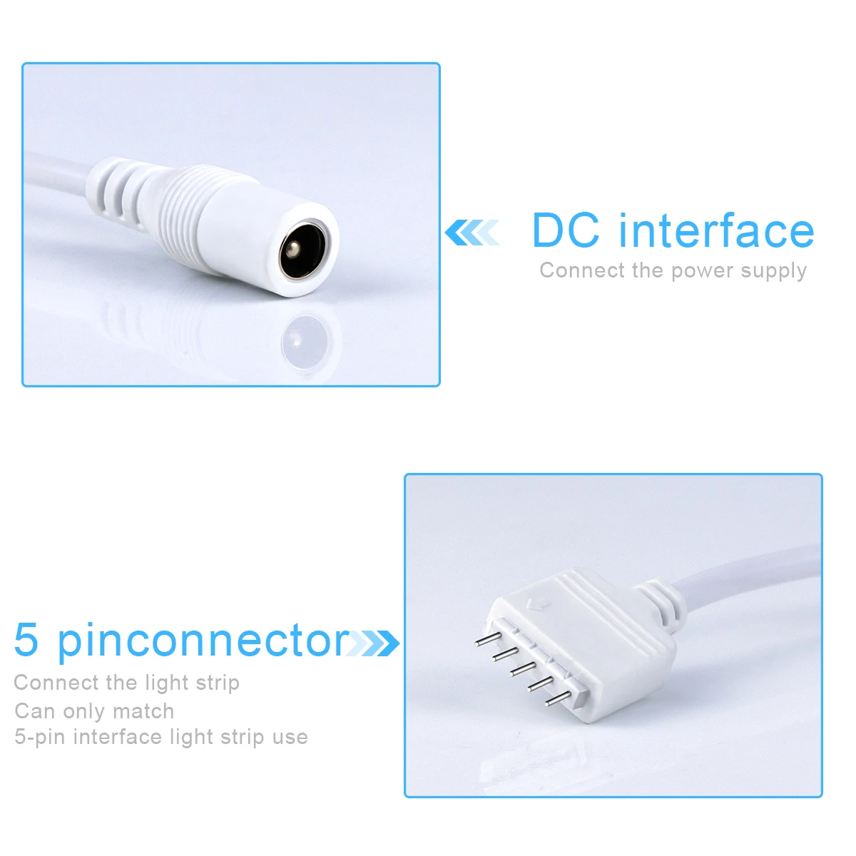 DC 12V WIFI RGBW RGBWW LED Strip Light Controller Apple Homekit Siri Voice / Tuya Smart Life Work with Alexa ,Google Home