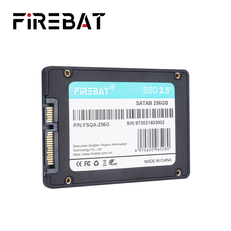 Imagem -03 - Firebat-unidade Interna de Estado Sólido para Laptop Ssd Disco Rígido para Computador Desktop Sata 2.5 256gb 512gb 1tb