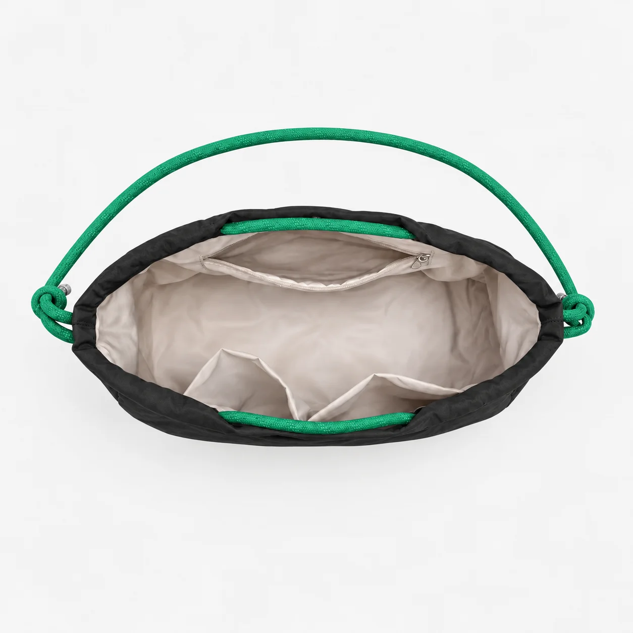 Große Kapazität, Kordelzug-Tragetasche, 9,5 l, leichte Nylon-Handtasche, wasserdichte Damen-Umhängetasche, mehrwegige Umhängetasche – Detail 7