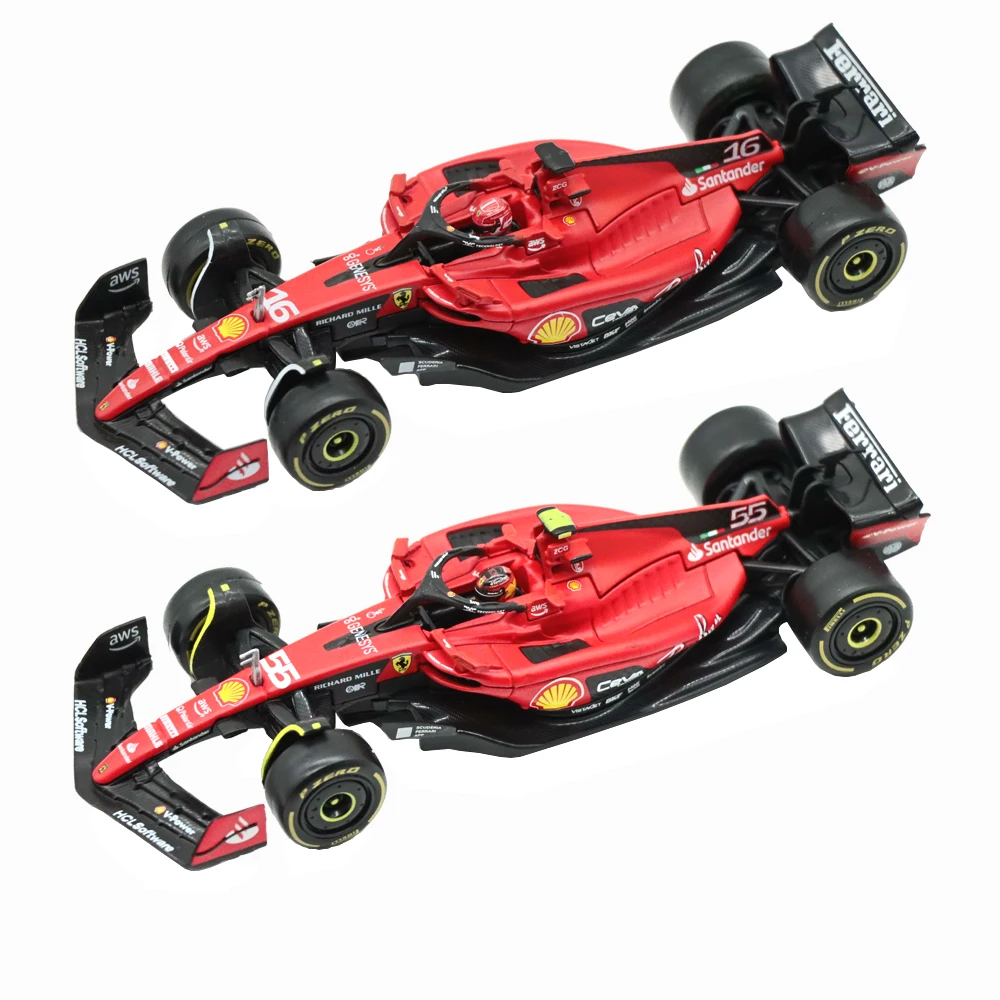 1/43 Bburago 2022/2023 Cars Red Bull Ferrari Mercedes AMG Mclaren APLINE Alfa Romeo Racing Cars Model Die Cast Car Gifts