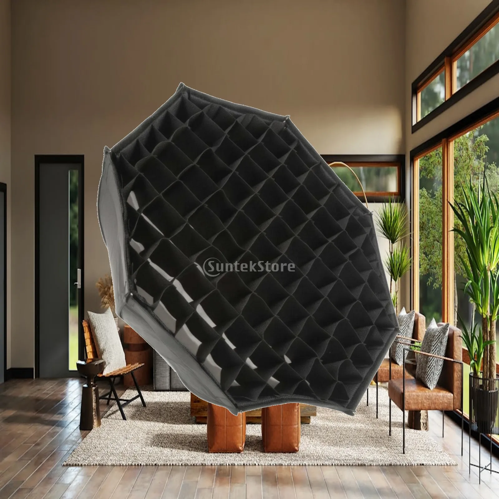 Octagonal Softbox Portable Softbox with Grid Modifier Sturdy Practical for Portrait Photographers, Photography Studio