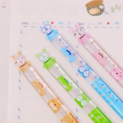 Transparent Drawing Ruler of Cartoon Style Rabbit