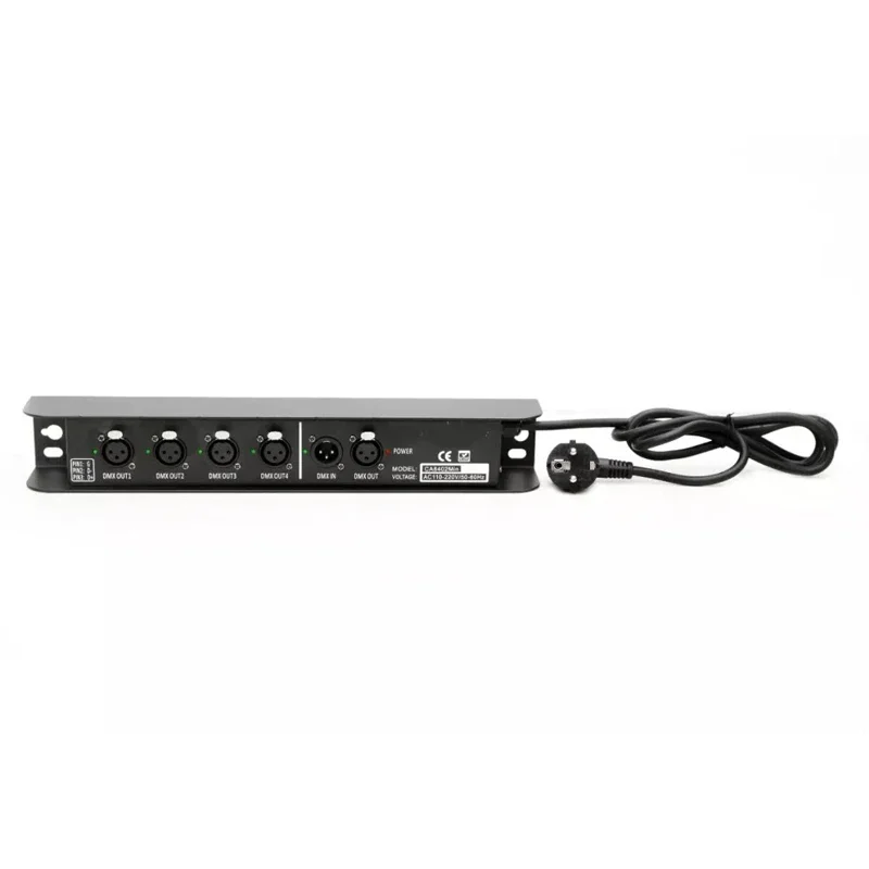 

Mini DMX4 Signal Amplifier Stage Light Strip Amplifier Suspended beam of light signal amplification