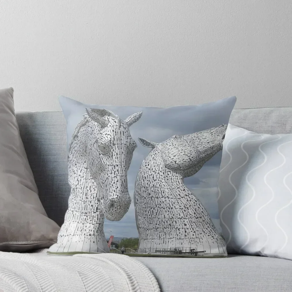 The Kelpies gifts , Helix Park, Scotland Throw Pillow Cushions For Sofa ornamental pillows pillow