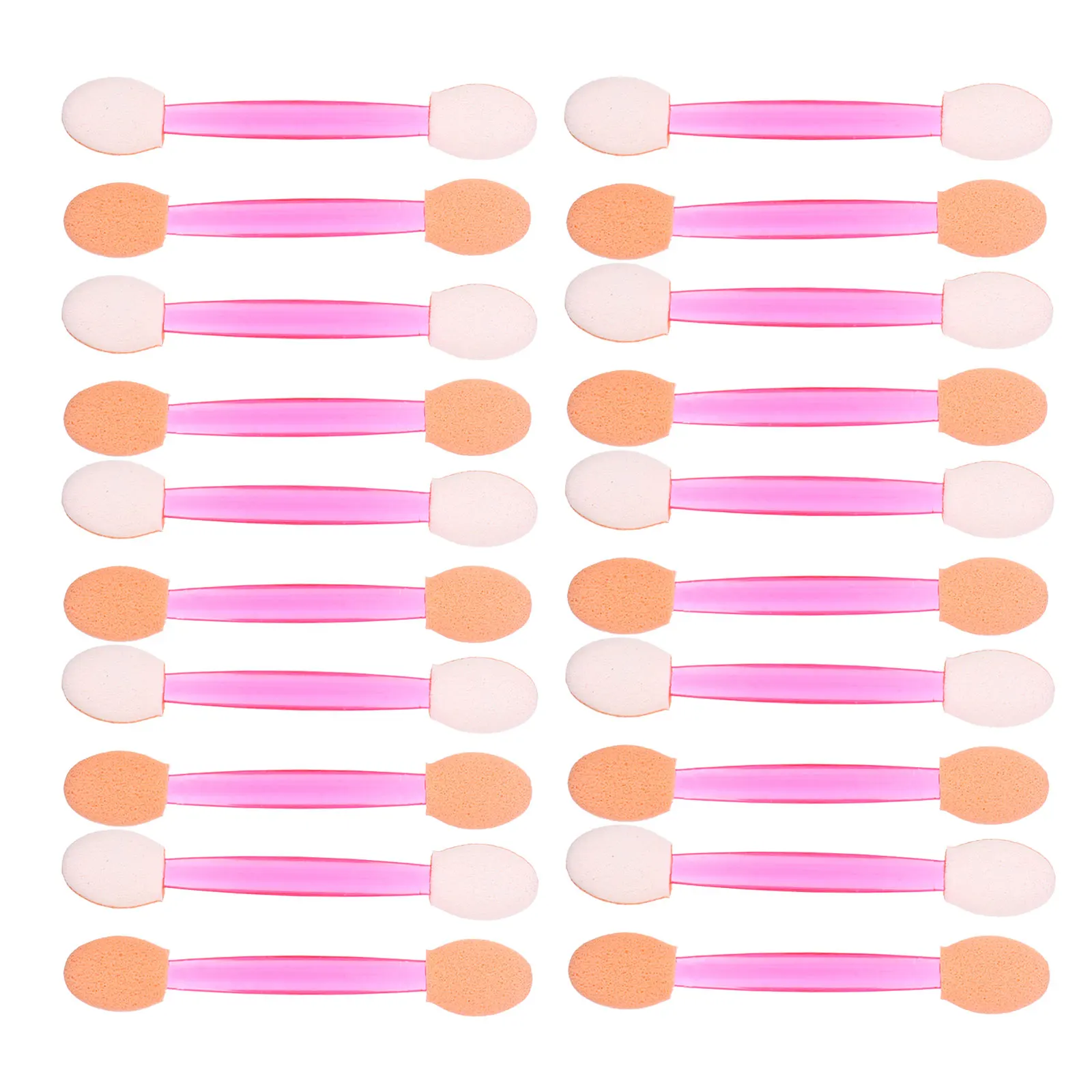 80 szt. Sztyftów do Cieni do Powiek, Gąbki, Pędzelki Aplikatory, Bez Lateksu, Jednorazowe, Lekkie Narzędzia do Makijażu na Podróże, Imprezy, Wesela, Bale, Codziennie