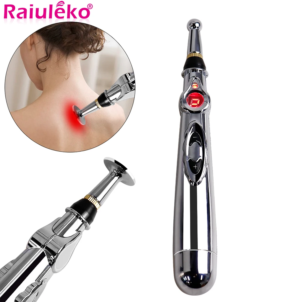 TENS Acupuncture Pen Electric Muscle Stimulator Therapy Machine Energy Meridian Massage Pain Relief Equipment Health Care Tool