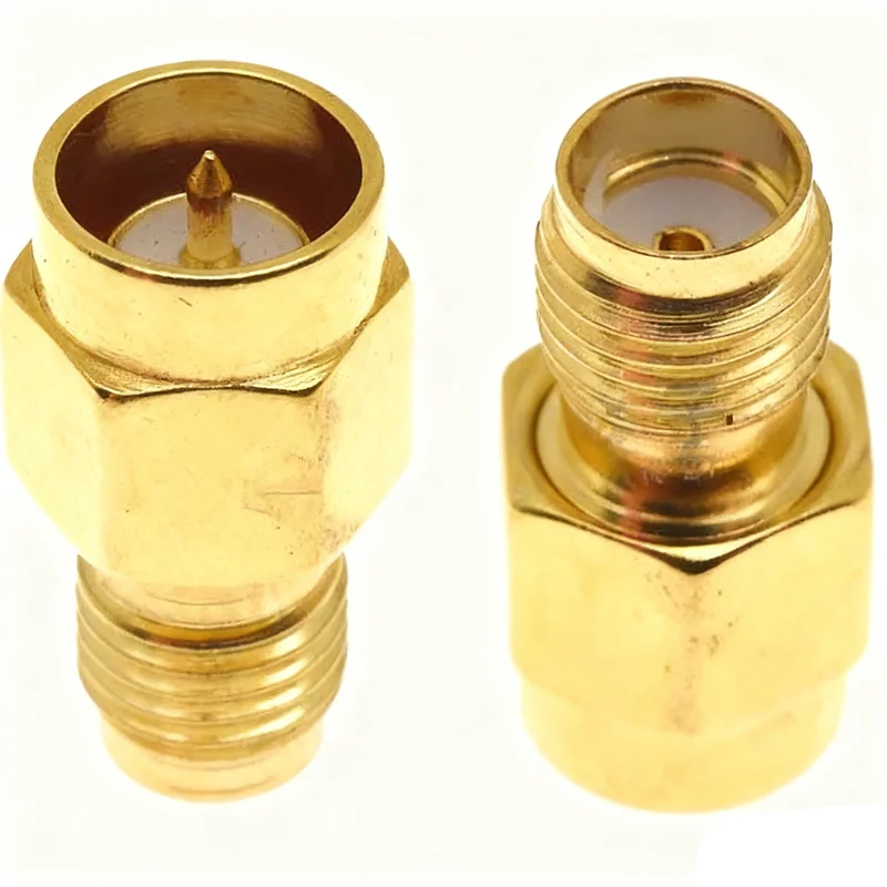 1pcs SMA male to female quick plug test head SMA-JK quick plug straight socket conversion adapter all copper