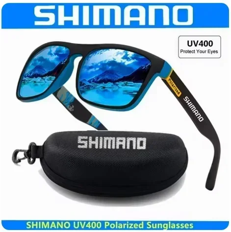 Shimano Polarized Sunglasses UV400 Protection for Men and Women Outdoor Hunting Fishing Driving Bicycle Sunglasses Optional Box