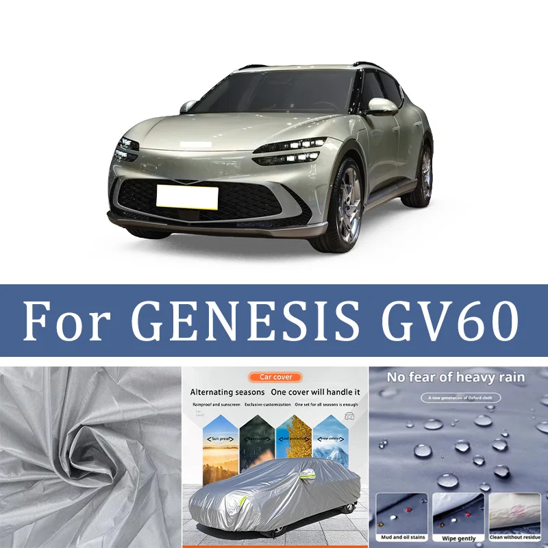 

Car Cover Protection Sunscreen Heat Insulation Dust Resistant Scratch For GENESIS GV60 Car Exterior Accessories