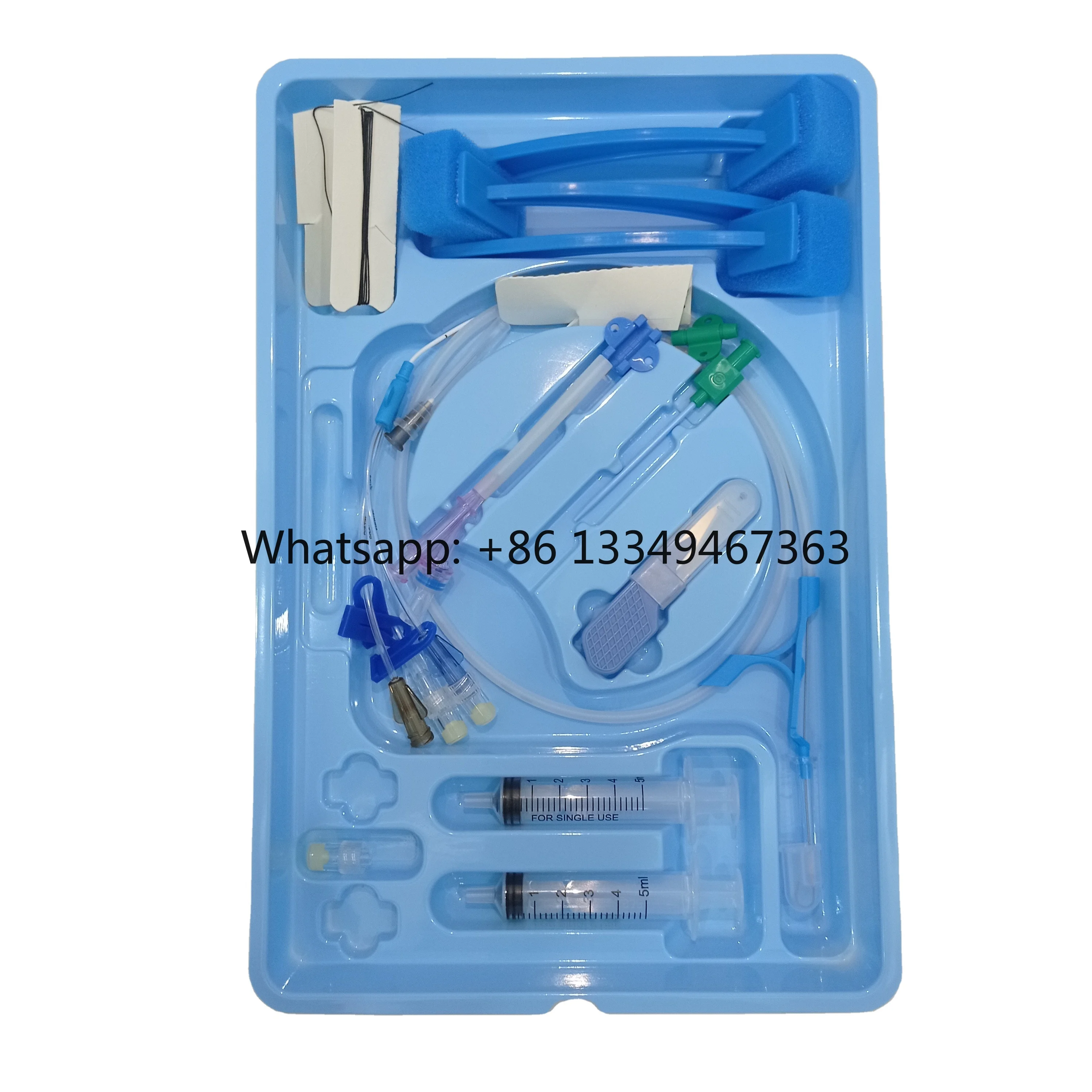 Wholesale Medical Hospital Surgical ICU Disposable Central Venous Catheter Kit With  Gloves
