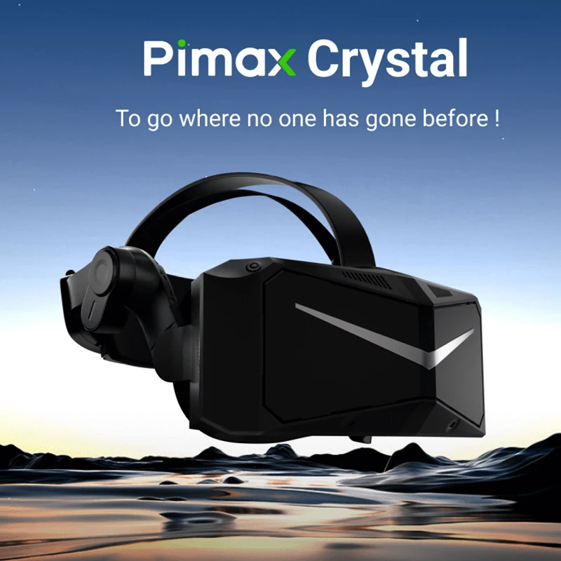 Pimax Crystal VR Headset Version 3D Glasses 8K Supper Clear Vison For Computer Steam VR Games Movies