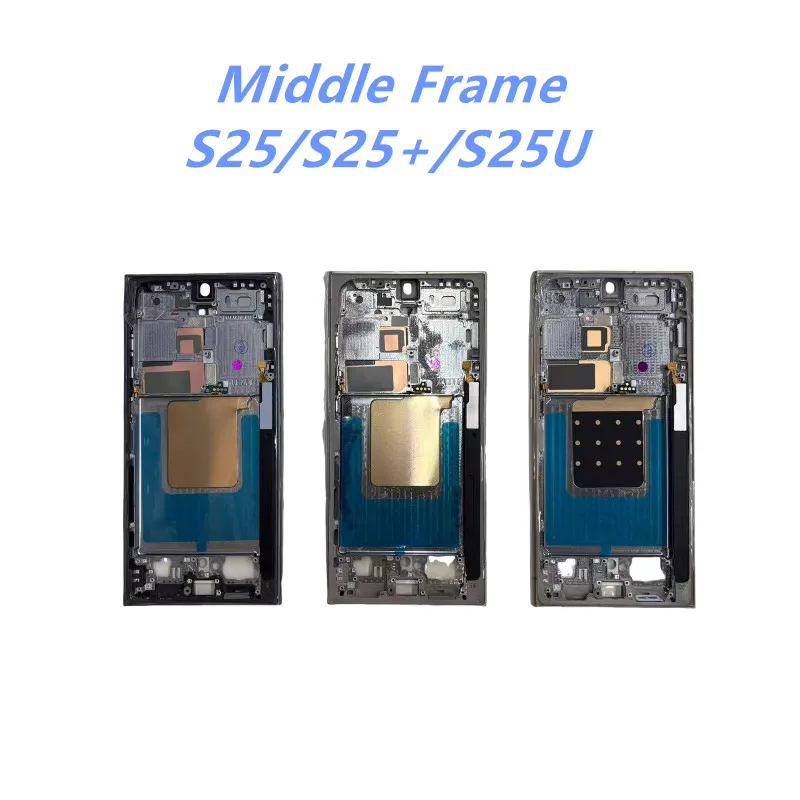 S25/S25+/S25Ultra Middle Frame for Sam S931 S936 S938 Broken Phone Middle Bezel Change Repair Part