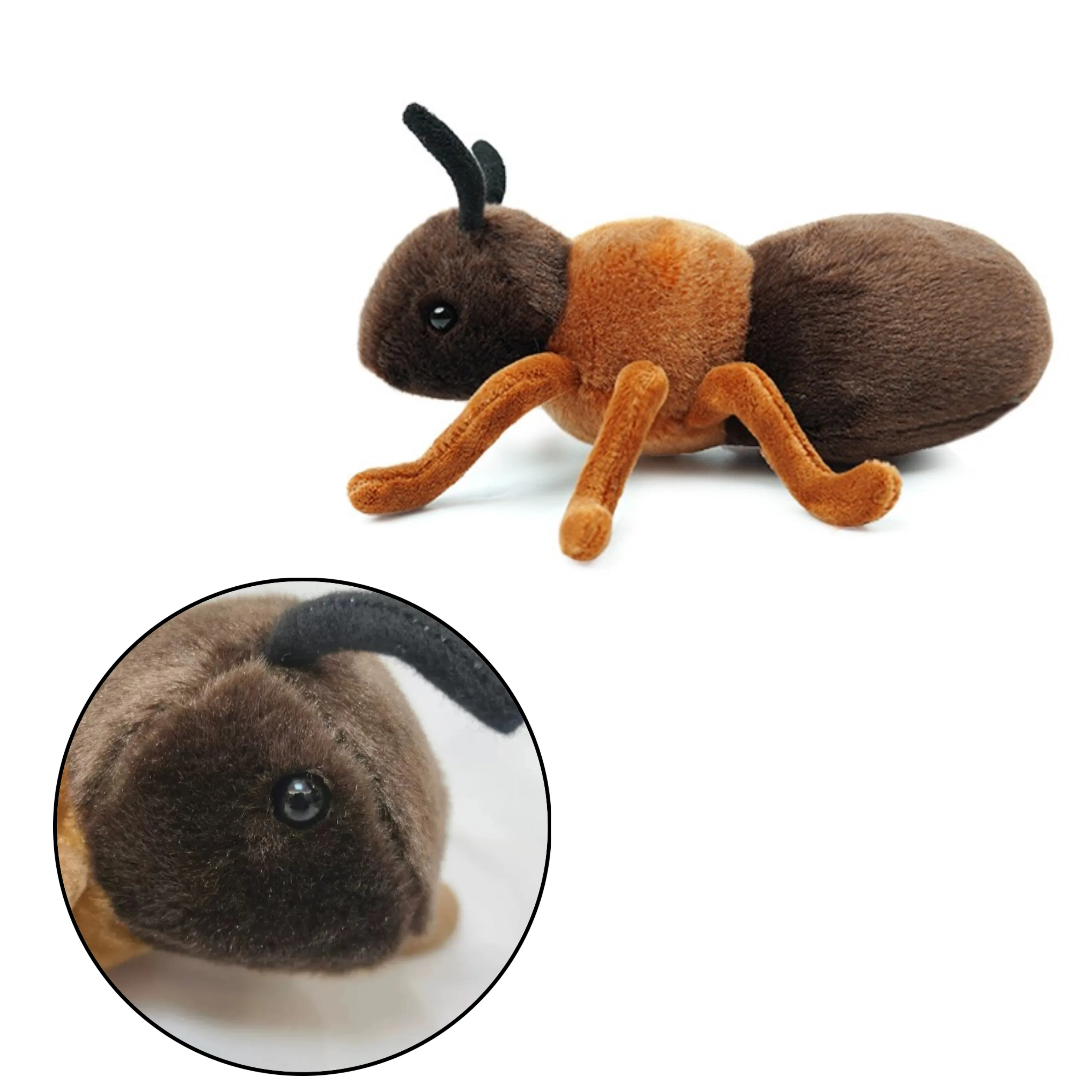 Lifelike Insect Series Stuffed Animal Plush Toy Bee Ant Butterfly Ladybug Spider Soft Doll Children Birthday Gift Home Deco