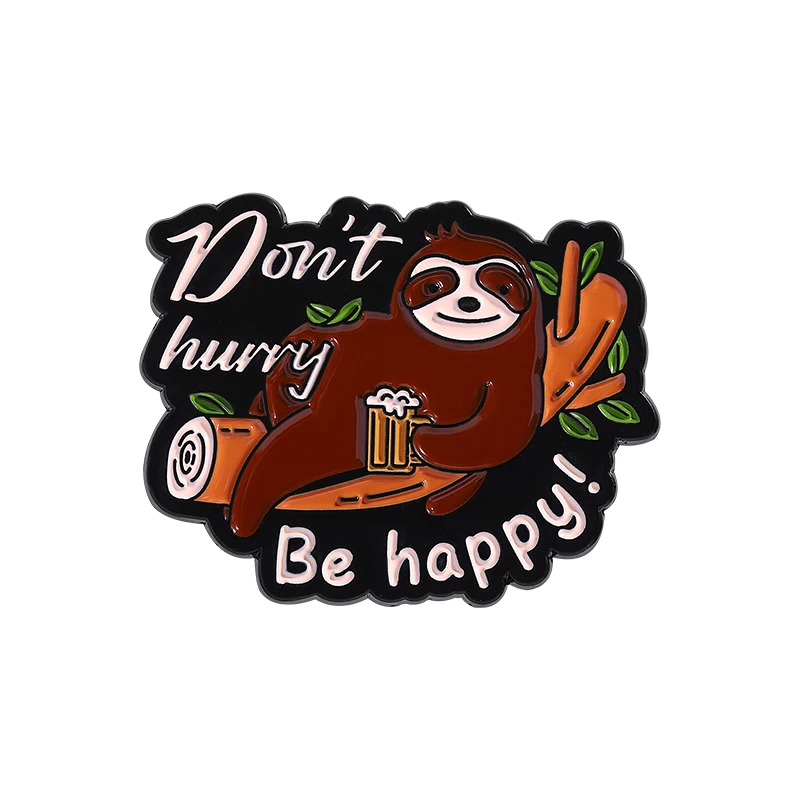 Racoon Opossum Enamel Pins Red Panda Sloth Capybara Bear Trash Baby Brooch Lapel Badges Cartoon Animal Jewelry Gift for Friends view 4