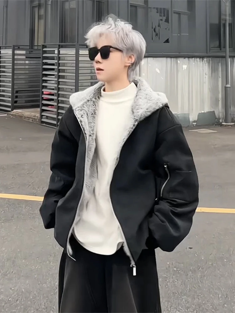 

Мужская зимняя куртка из хлопка с флисовой подкладкой и капюшоном American Style: стильная и теплая верхняя одежда