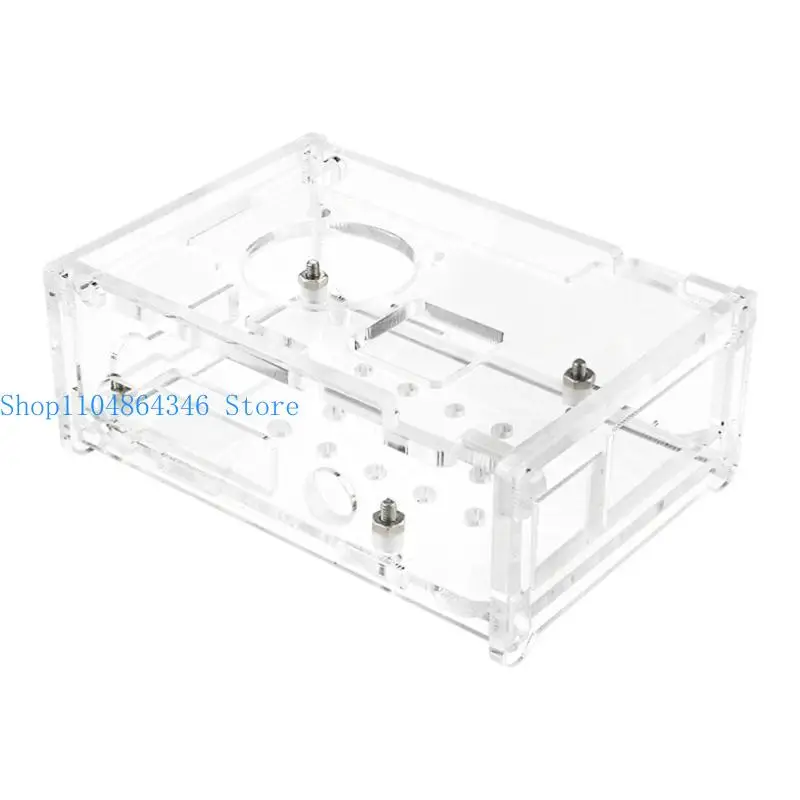 

5ASD Прозрачная крышка для оболочки для бананового пия М2 Акриловый корпус с ягодным корпусом с охлаждающим вентилятором
